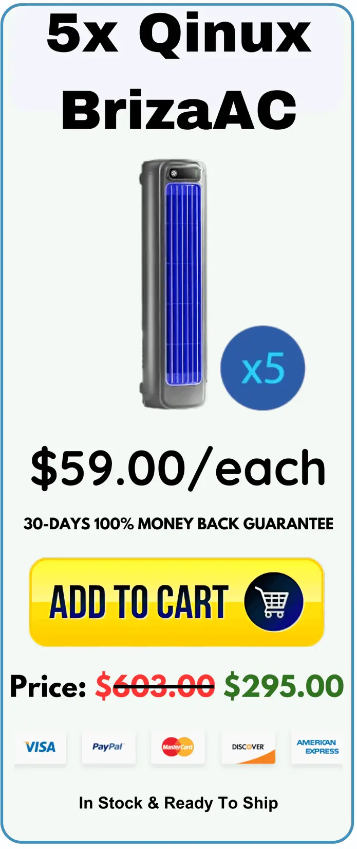 Qinux BrizaAC offer package price 